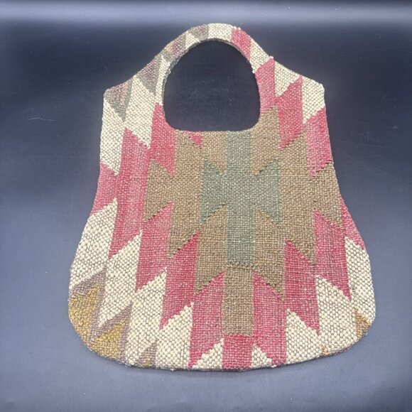 Annahmol Colorful Wool Purse Tote Bag Bohemian Boho Hippie Travel Casual Pockets - Picture 3 of 10